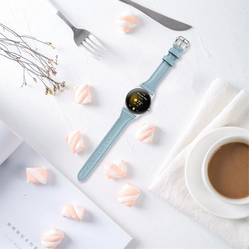 Ausgezeichnet Google Pixel Watch Echtes Leder armband