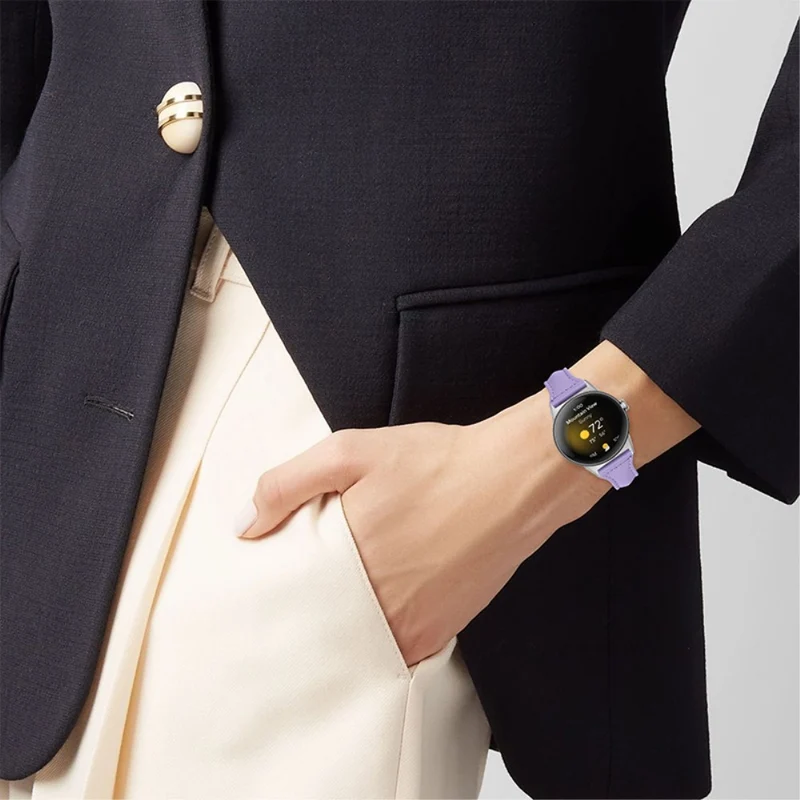 Ausgezeichnet Google Pixel Watch Echtes Leder armband