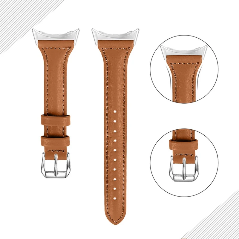 Ausgezeichnet Google Pixel Watch Echtes Leder armband
