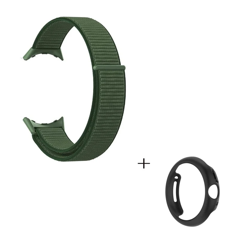 Schön Google Pixel Watch Plastik und Textil / Nylon armband