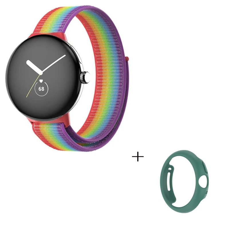 Süß Google Pixel Watch Plastik und Textil / Nylon armband