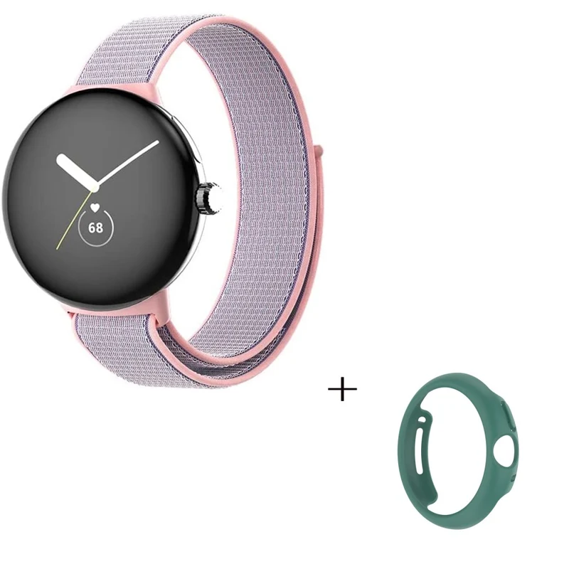 Süß Google Pixel Watch Plastik und Textil / Nylon armband