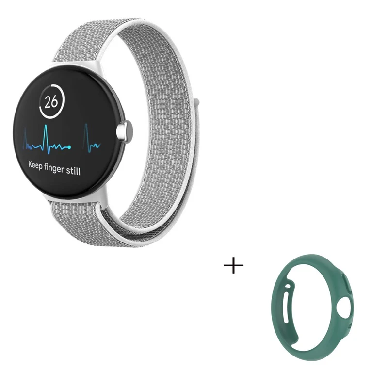 Süß Google Pixel Watch Plastik und Textil / Nylon armband