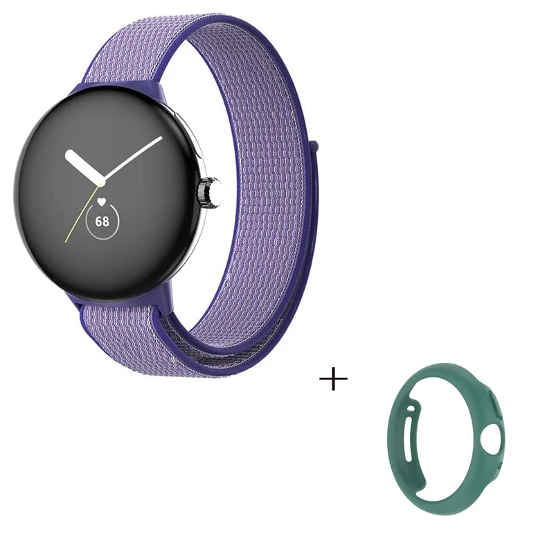 Süß Google Pixel Watch Plastik und Textil / Nylon armband