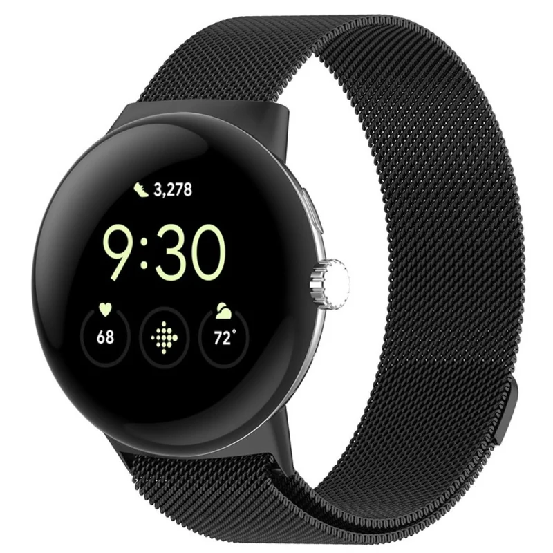 Sehr gepflegt Google Pixel Watch Metall armband