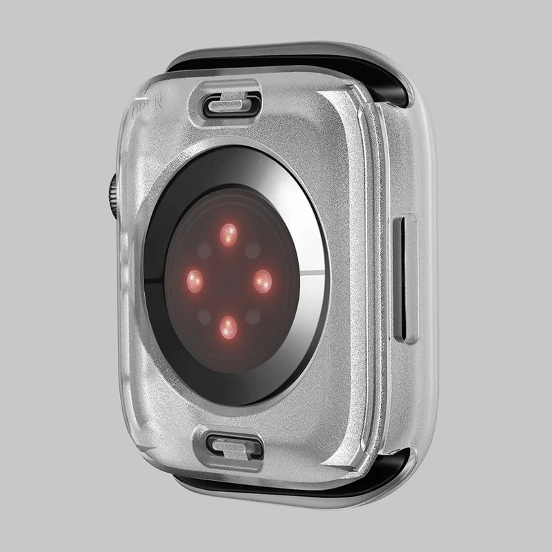 Apple Watch Series 7 45mm Elegant Plastik und Glas Bumper