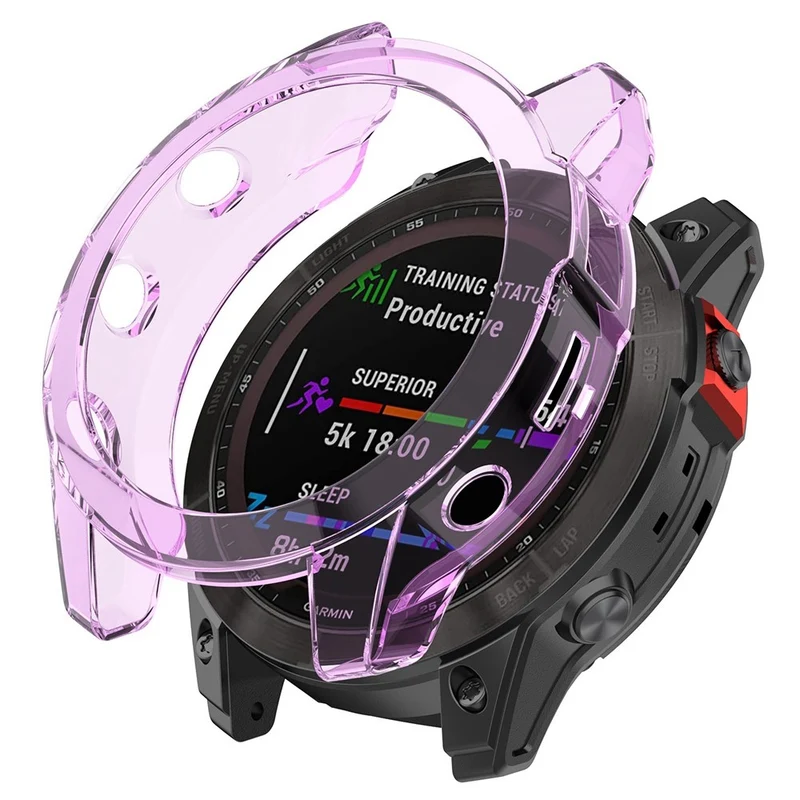 Garmin Fenix 7S Transparent Silikon / TPU Bumper