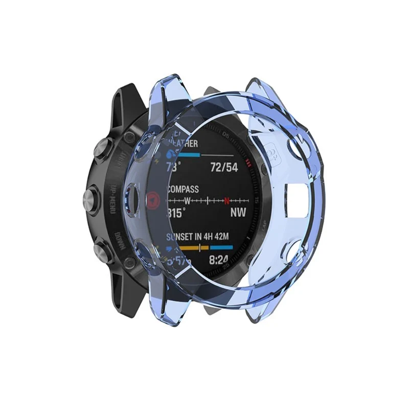 Garmin Fenix 6 / Garmin Fenix 6 Pro Transparent Silikon / TPU Universell Bumper