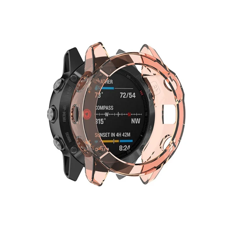 Garmin Fenix 6 / Garmin Fenix 6 Pro Transparent Silikon / TPU Universell Bumper