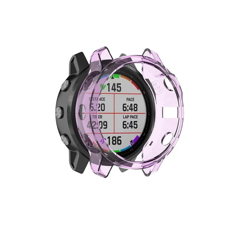 Garmin Fenix 6S / Garmin Fenix 6S Pro Transparent Silikon / TPU Universell Bumper