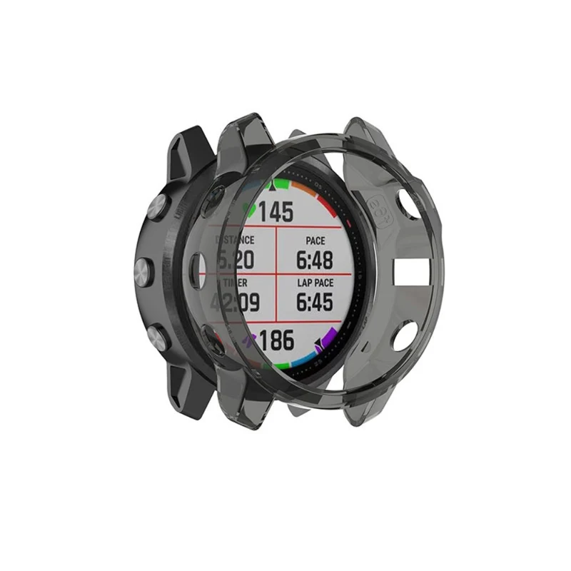 Garmin Fenix 6S / Garmin Fenix 6S Pro Transparent Silikon / TPU Universell Bumper