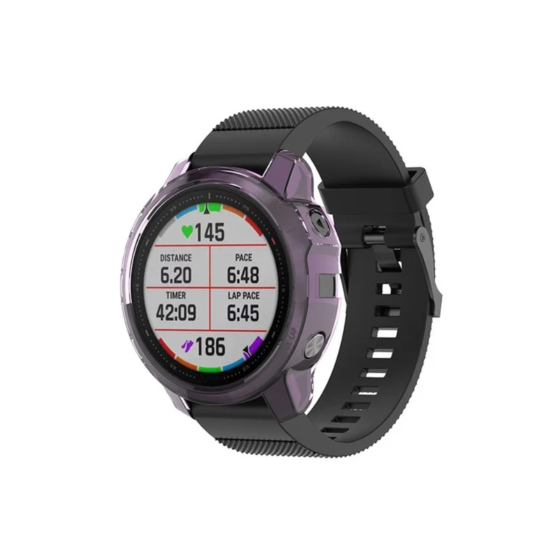 Garmin Fenix 6S / Garmin Fenix 6S Pro Transparent Silikon / TPU Universell Bumper