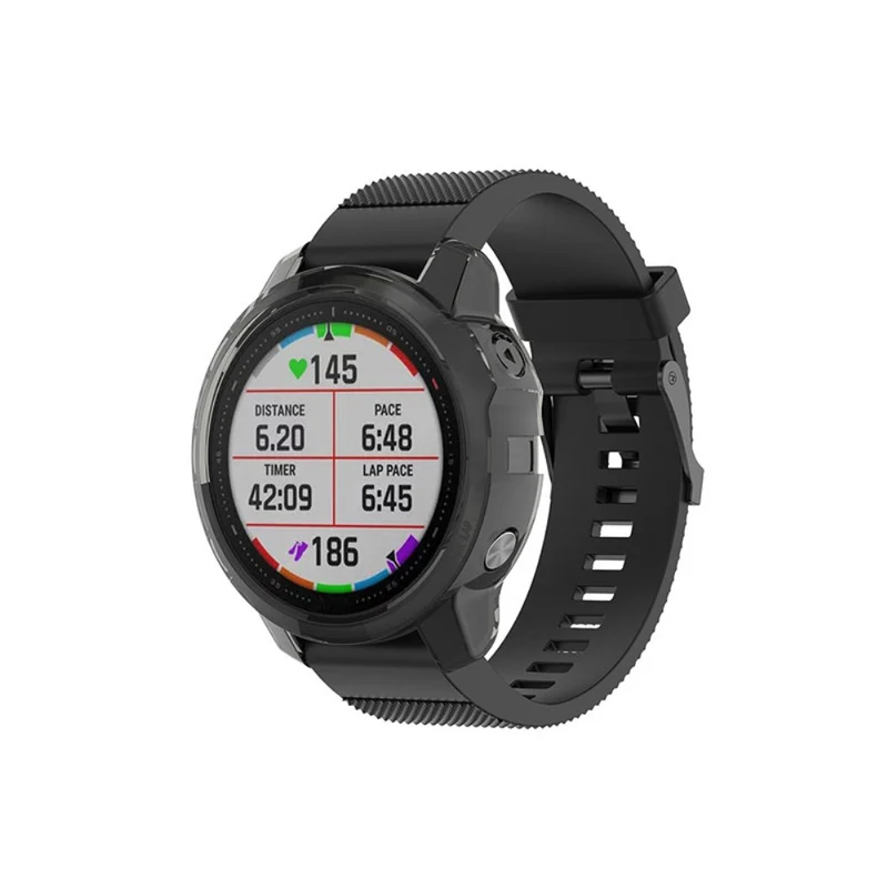 Garmin Fenix 6S / Garmin Fenix 6S Pro Transparent Silikon / TPU Universell Bumper