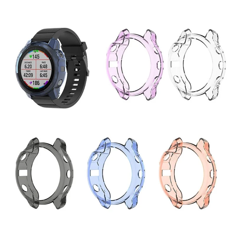 Garmin Fenix 6S / Garmin Fenix 6S Pro Transparent Silikon / TPU Universell Bumper