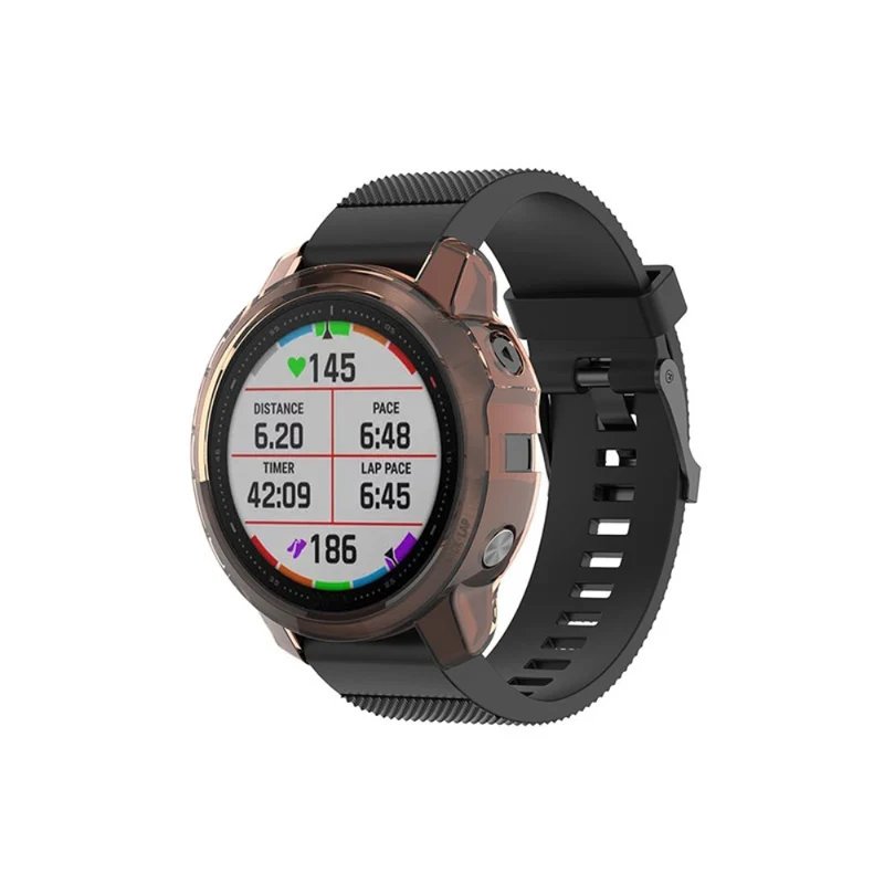 Garmin Fenix 6S / Garmin Fenix 6S Pro Transparent Silikon / TPU Universell Bumper