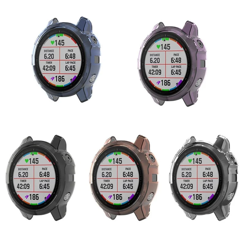 Garmin Fenix 6S / Garmin Fenix 6S Pro Transparent Silikon / TPU Universell Bumper