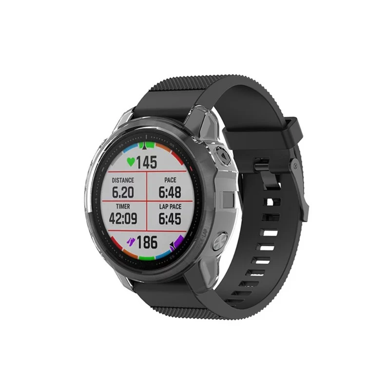 Garmin Fenix 6S / Garmin Fenix 6S Pro Transparent Silikon / TPU Universell Bumper