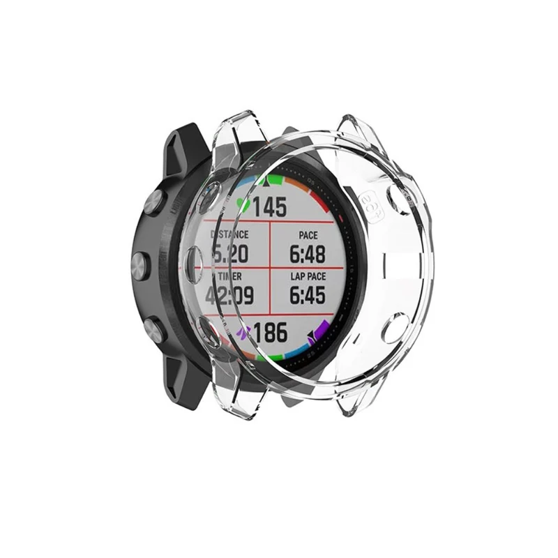 Garmin Fenix 6S / Garmin Fenix 6S Pro Transparent Silikon / TPU Universell Bumper