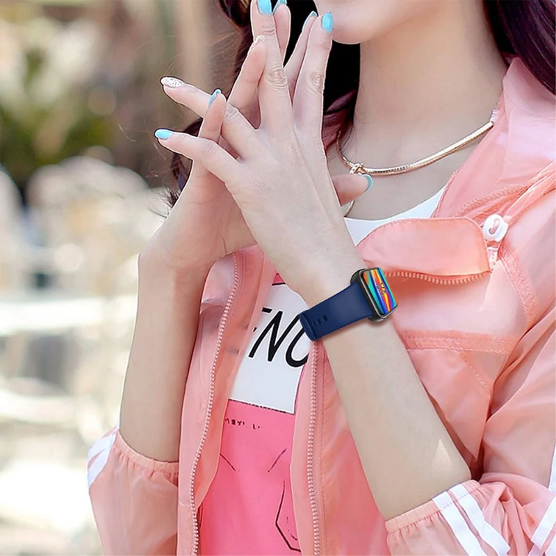 Elegant Oppo Watch 3 Silikon / TPU armband