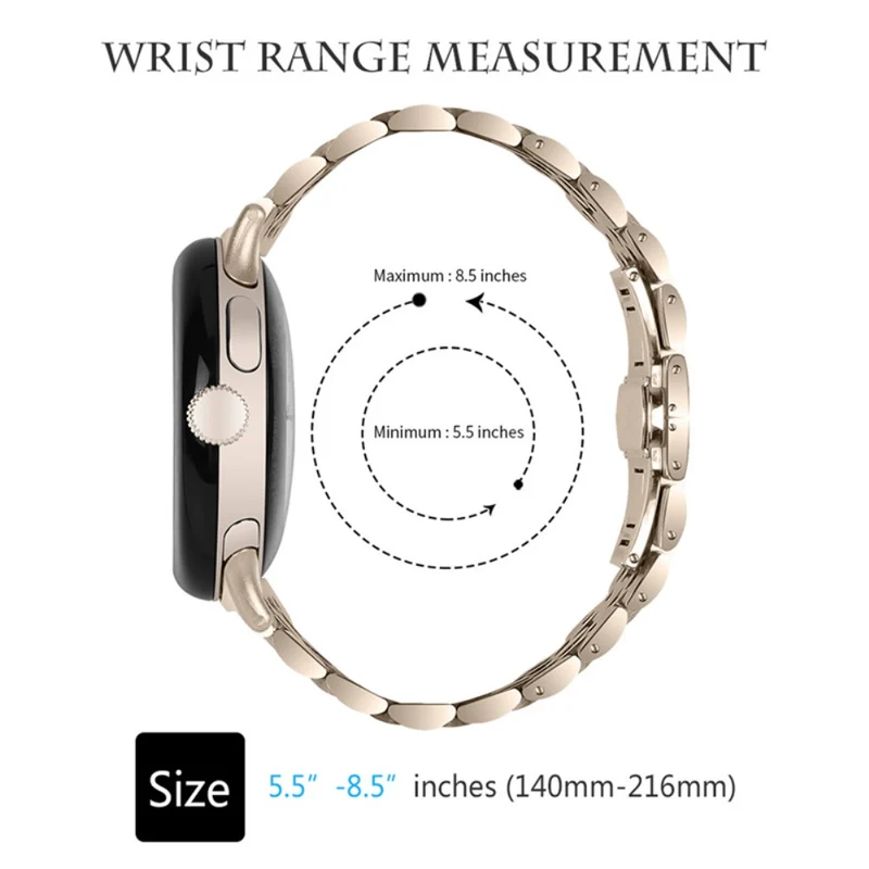 Bemerkenswert komfortabel Google Pixel Watch Metall armband