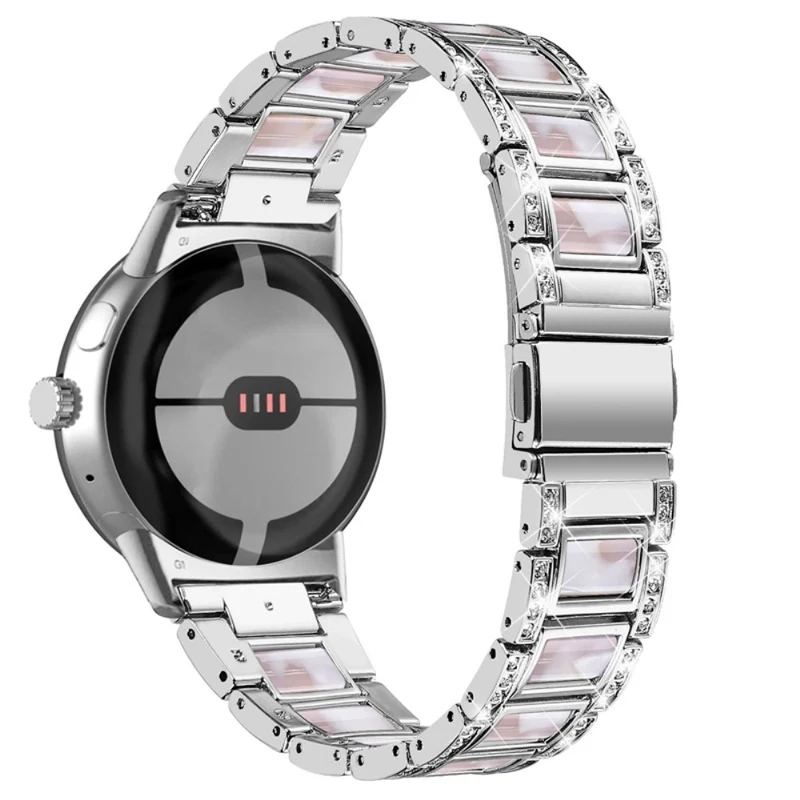 Sehr gepflegt Google Pixel Watch Metall armband