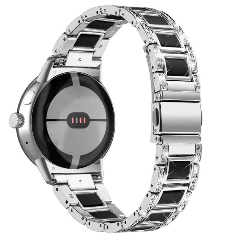 Sehr gepflegt Google Pixel Watch Metall armband