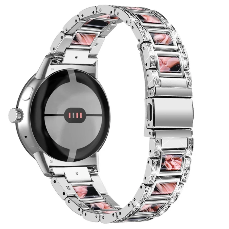 Sehr gepflegt Google Pixel Watch Metall armband