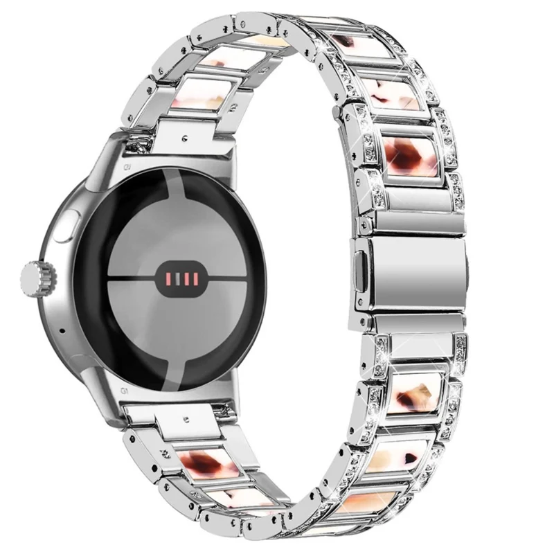 Sehr gepflegt Google Pixel Watch Metall armband