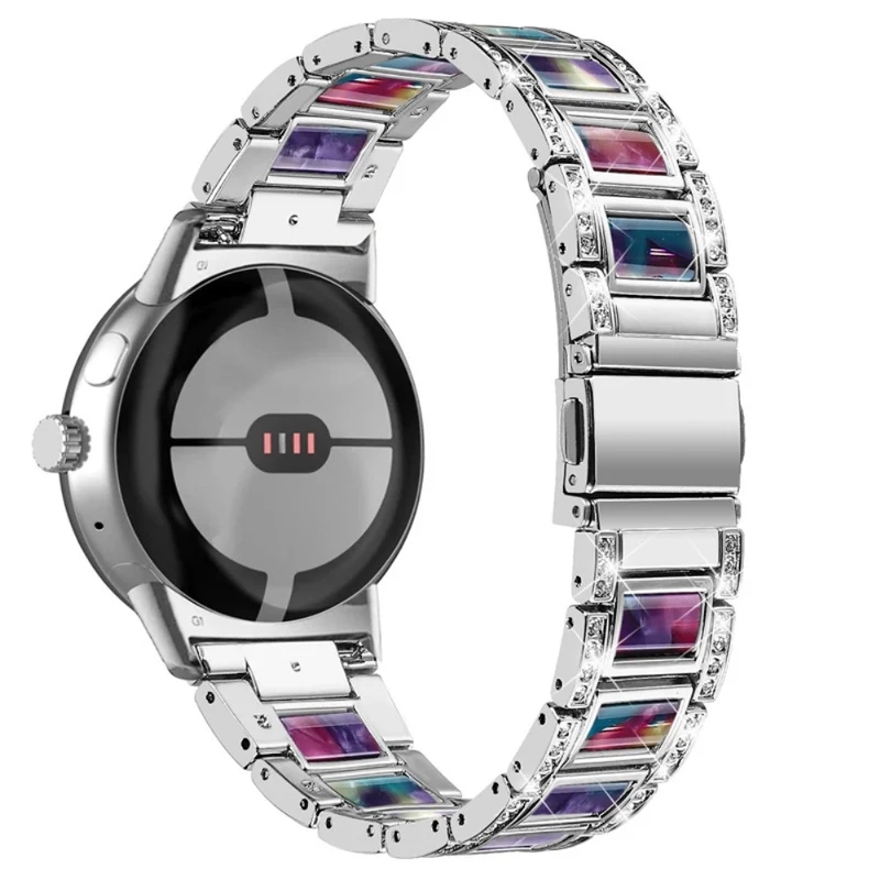 Sehr gepflegt Google Pixel Watch Metall armband