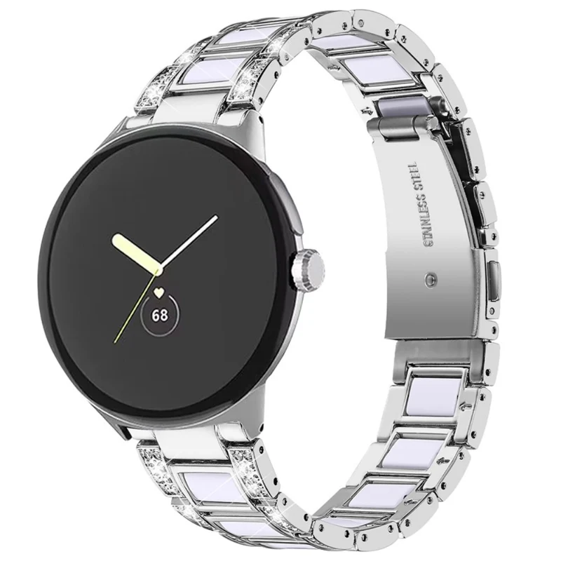 Sehr gepflegt Google Pixel Watch Metall armband