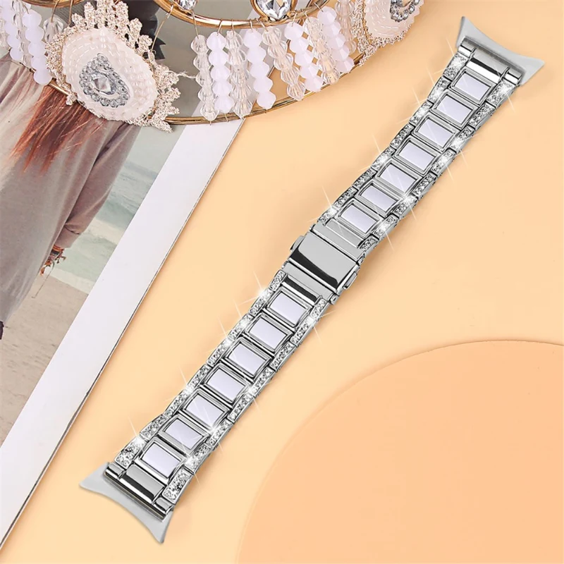 Sehr gepflegt Google Pixel Watch Metall armband