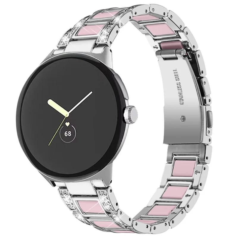 Sehr gepflegt Google Pixel Watch Metall armband