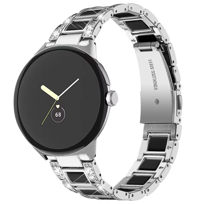 Sehr gepflegt Google Pixel Watch Metall armband