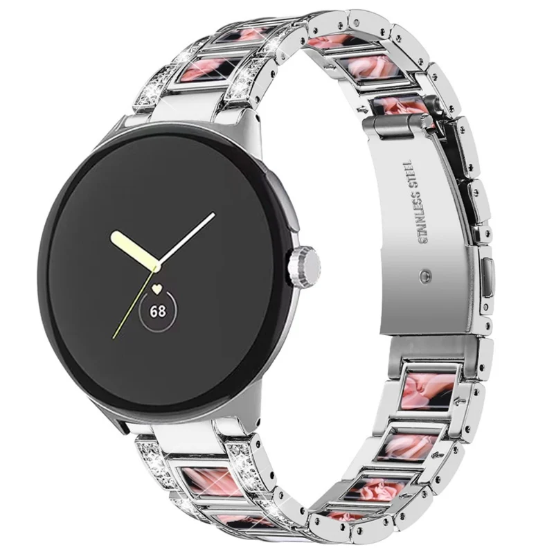 Sehr gepflegt Google Pixel Watch Metall armband