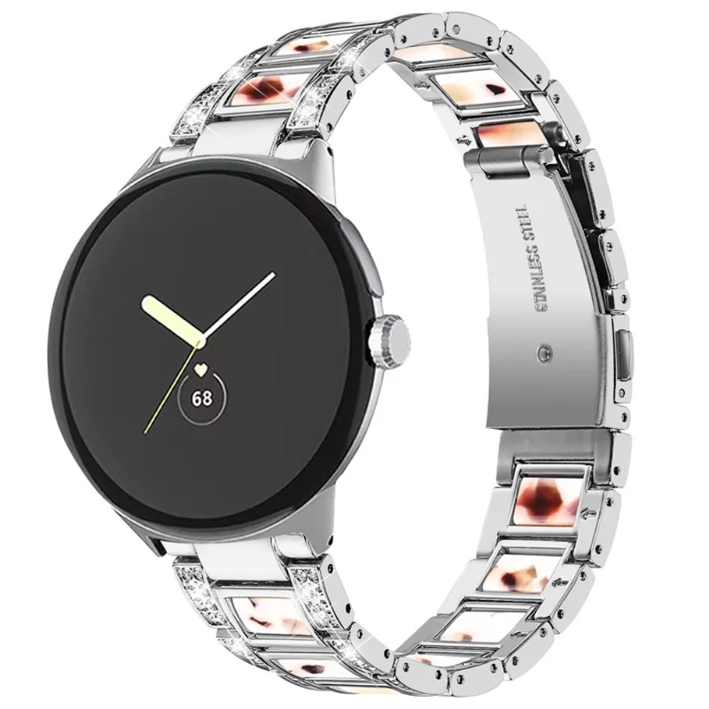 Sehr gepflegt Google Pixel Watch Metall armband