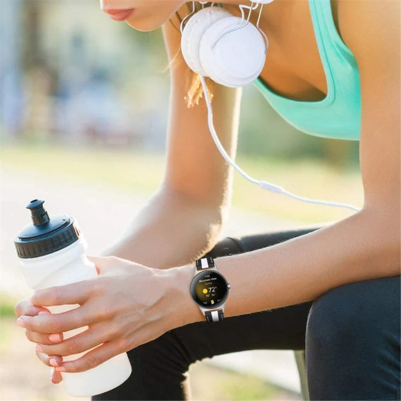 Absolut angenehm Google Pixel Watch Echtes Leder armband