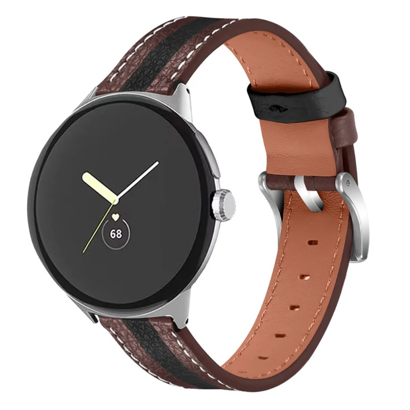 Absolut angenehm Google Pixel Watch Echtes Leder armband