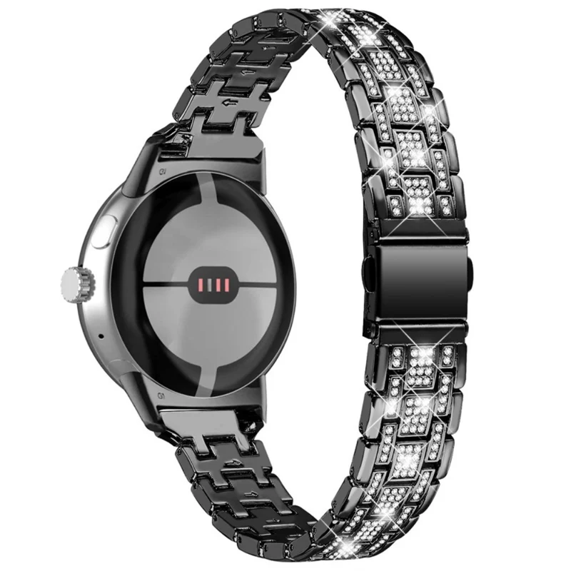 Mega angenehm Google Pixel Watch Metall und Strass armband