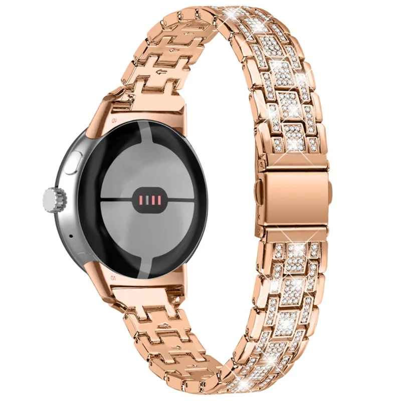 Mega angenehm Google Pixel Watch Metall und Strass armband