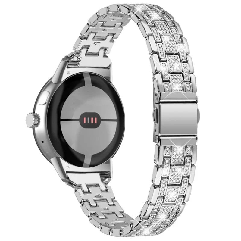 Mega angenehm Google Pixel Watch Metall und Strass armband