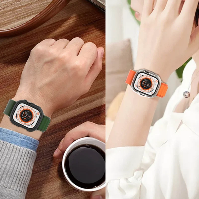Absolut Modisch Apple Watch Ultra Plastik Hülle