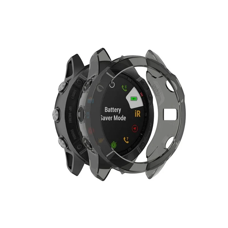 Garmin Fenix 6X / Garmin Fenix 6X Pro Transparent Silikon / TPU Universell Bumper