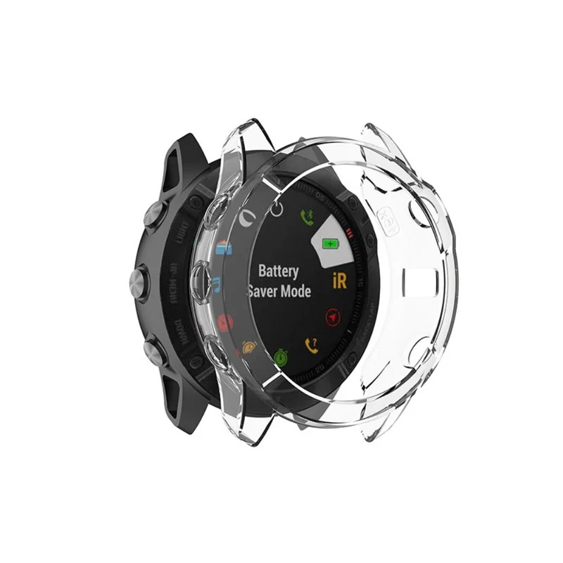 Garmin Fenix 6X / Garmin Fenix 6X Pro Transparent Silikon / TPU Universell Bumper