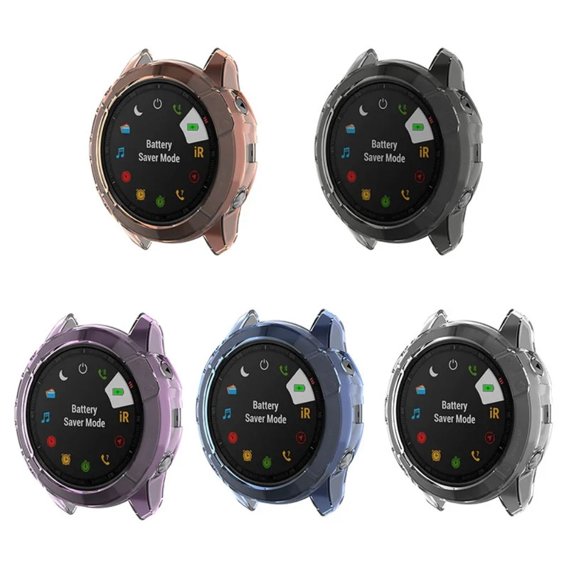 Garmin Fenix 6X / Garmin Fenix 6X Pro Transparent Silikon / TPU Universell Bumper