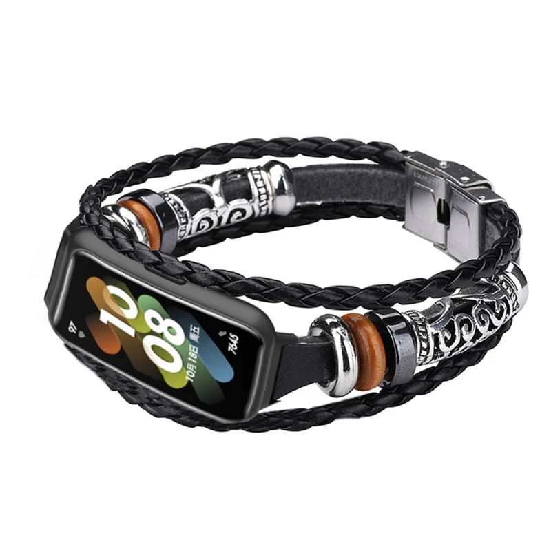 Schön Huawei Band 7 Metall, Plastik und Kunstleder armband