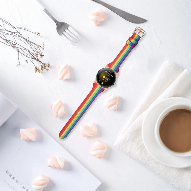 Sehr bequem Google Pixel Watch Echtes Leder armband