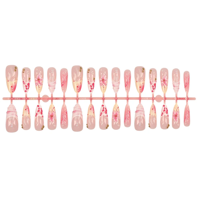 Künstlerisches Floral-Nagelspitzen-Set