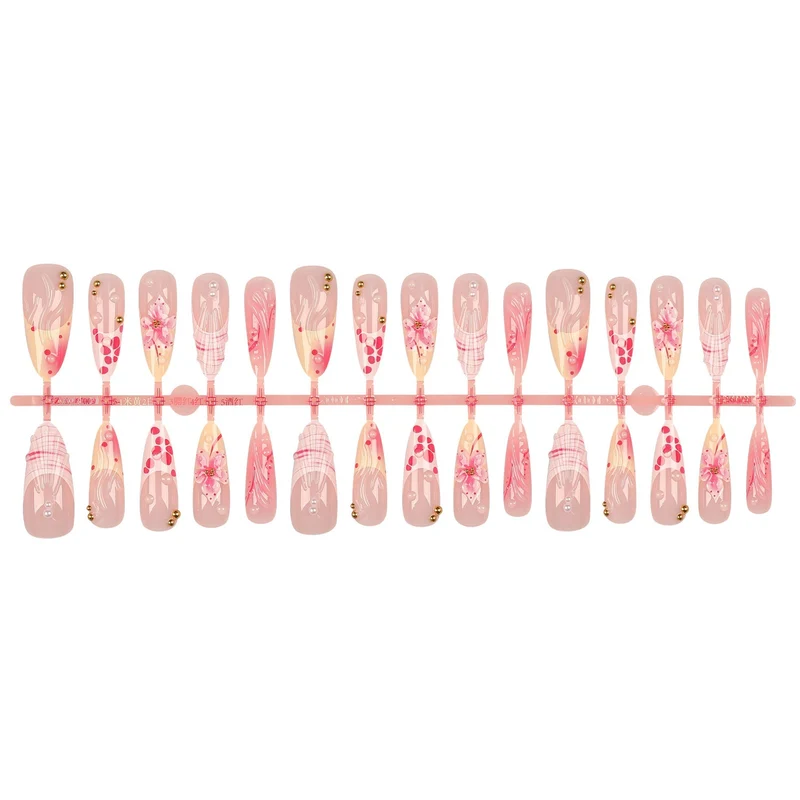 Künstlerisches Floral-Nagelspitzen-Set