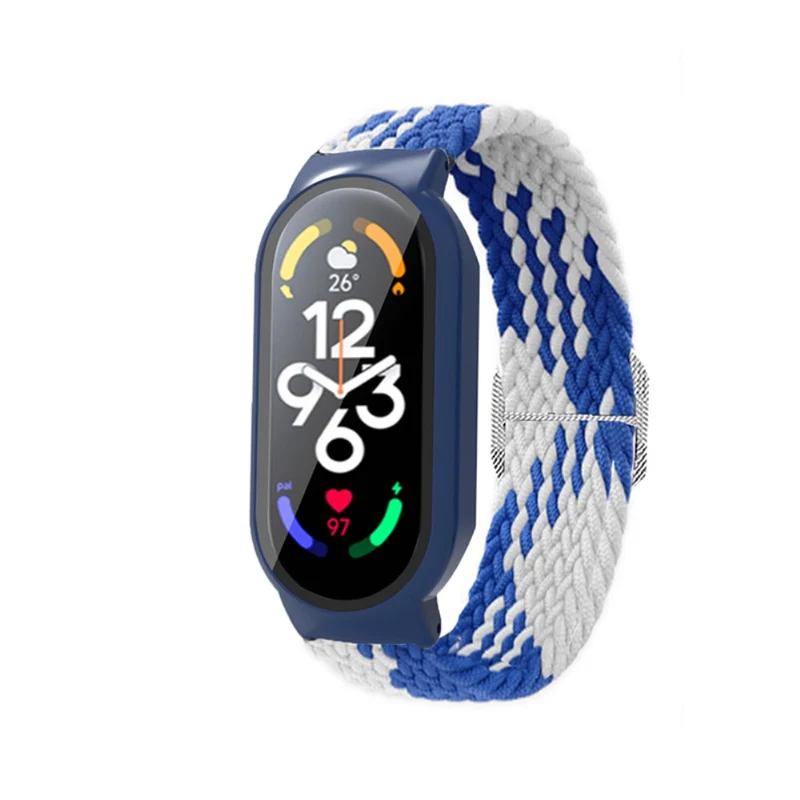 Mega süß Xiaomi Mi Band 7 Textil / Nylon und Glas armband