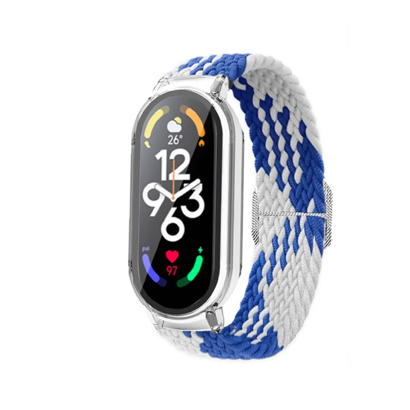 Mega süß Xiaomi Mi Band 7 Textil / Nylon und Glas armband